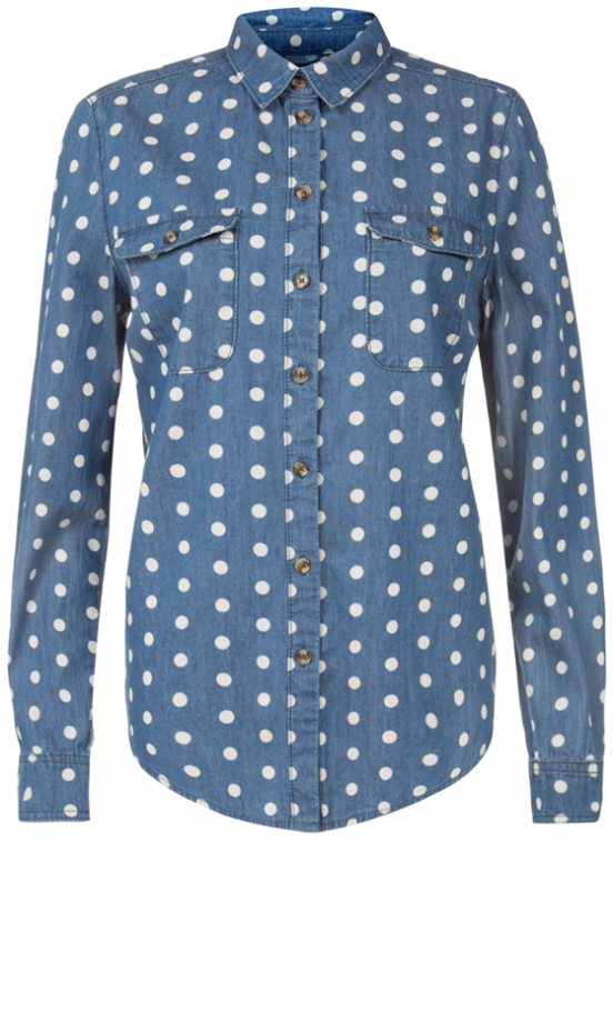 Primark AW13 Collection: Spotty Denim Shirt, £12