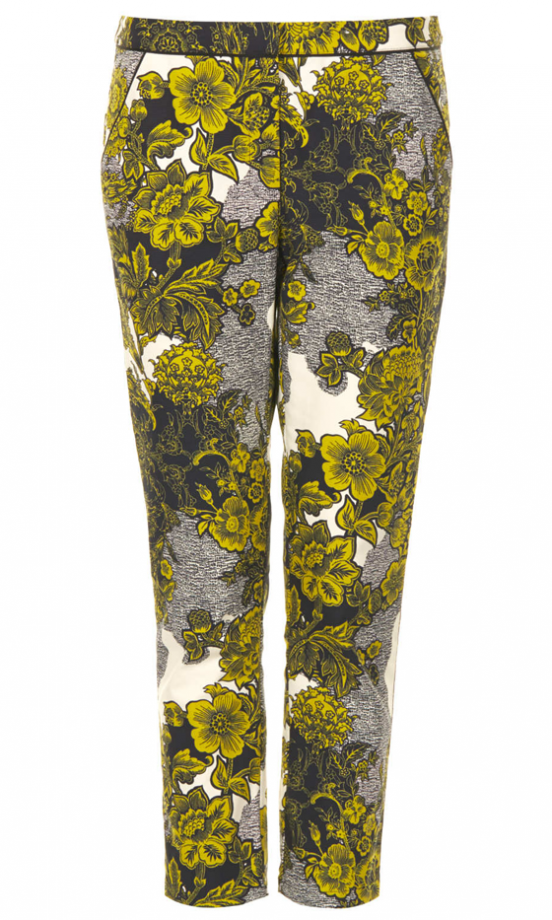 Topshop Floral Trousers, £38