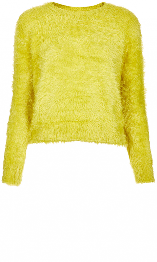 Topshop Fluffy Crew Jumper, £38