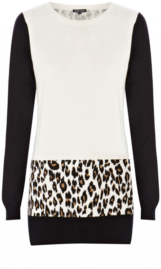 Warehouse Block Animal Jumper, £42