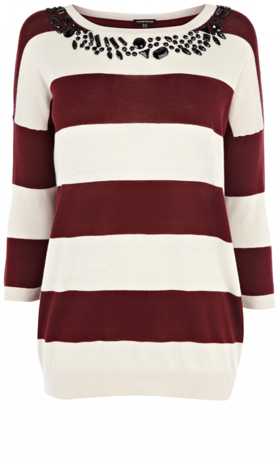 Warehouse Stripe Jumper, £40