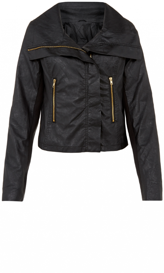 Primark AW13 Collection: Wide Collar PU Jacket, £25
