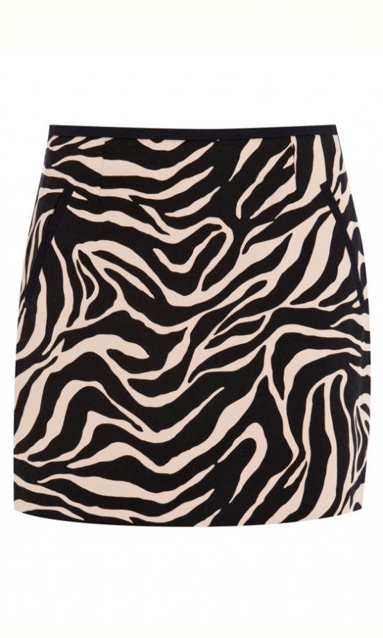 Zebra Printskirt Skirt, £35