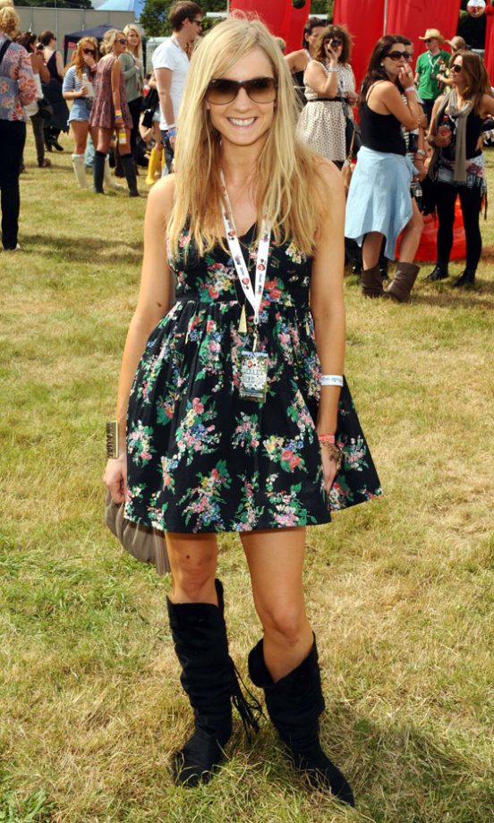 Joanne Froggatt Does Floral At V Festival, 2010