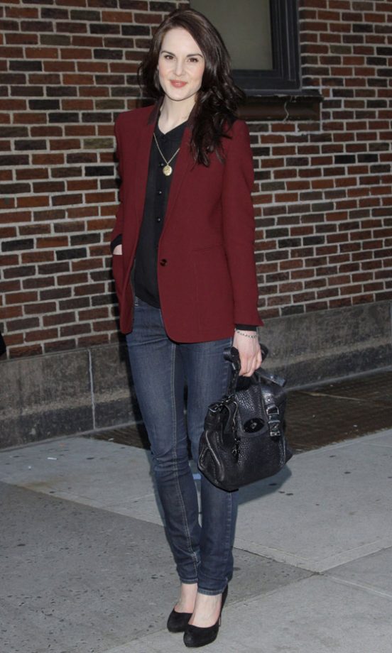 Michelle Dockery On The Late Show With David Letterman, 2012