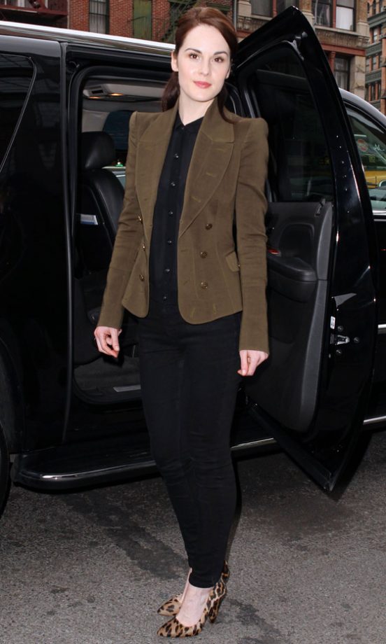Michelle Dockery Looks Effortlessly Chic Out In New York, 2012