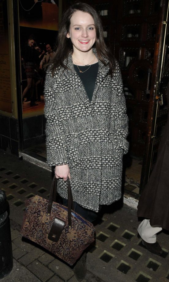 Sophie McShera Gives Us Serious Winter Coat Envy Whilst Out In London, 2013