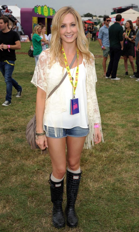 Joanne Froggatt Jumps On Board The Kimono Trend At V Festival, 2013