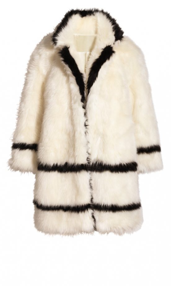 H&M AW13 Faux Fur Coat, £59.95