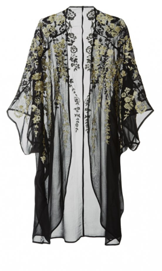 H&M AW13 Embroidered Kimono, £69.95