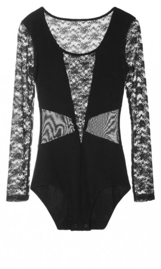 H&M AW13 Lace Insert Body, £14.95