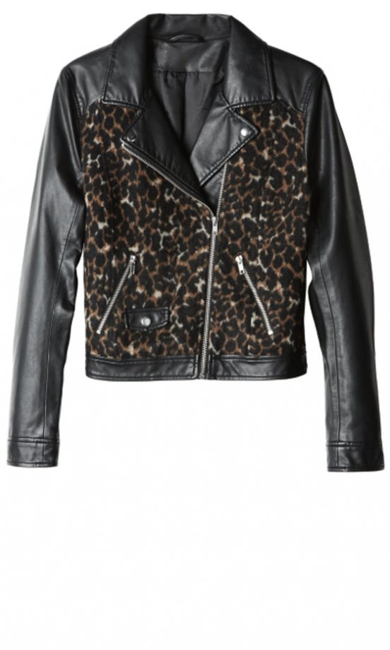 H&M AW13 Leopard Print Biker Jacket, £49.50