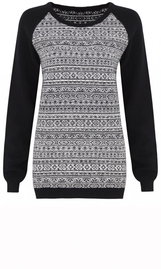 Marks & Spencer Best Of British Collection Preview: Monochrome Fairisle Jumper, £109