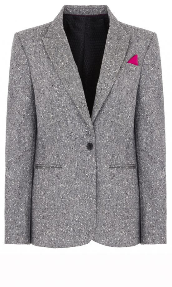 Marks & Spencer Best Of British Collection Preview: Grey Mix Suit Jacket, £199