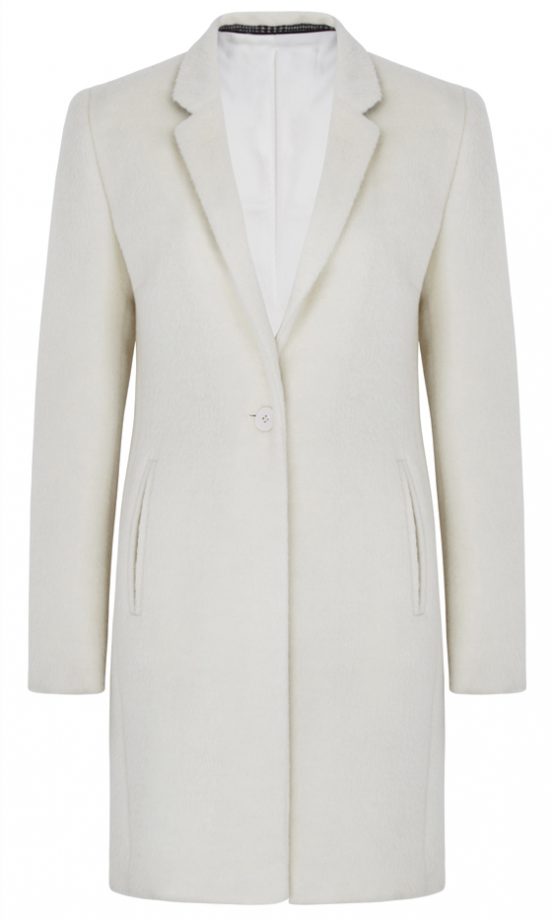 Marks & Spencer Best Of British Collection Preview: Long Ivory Wool Coat, £299