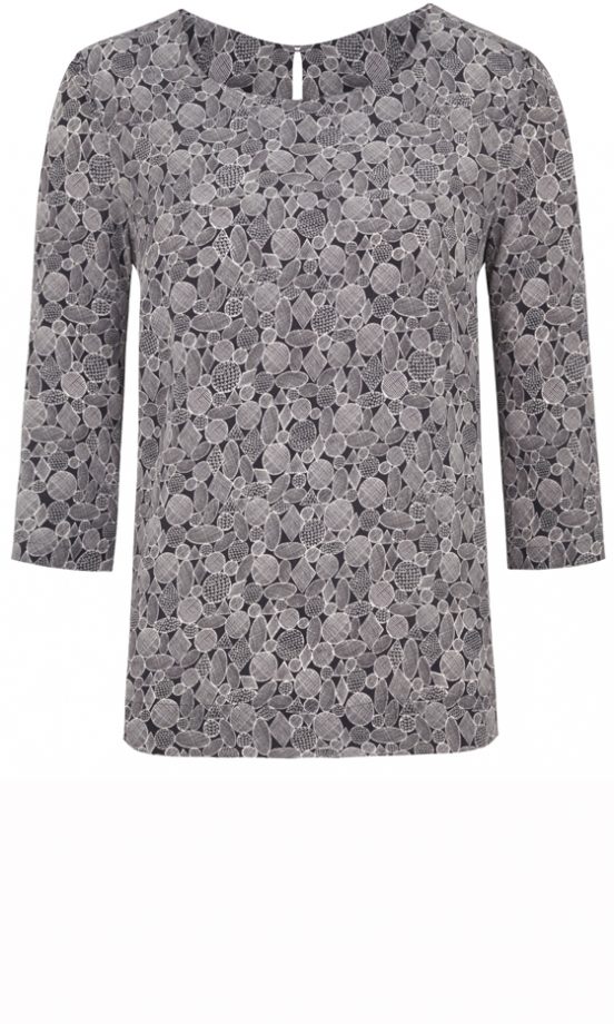 Marks & Spencer Best Of British Collection Preview: Black And White Frill Top, £89