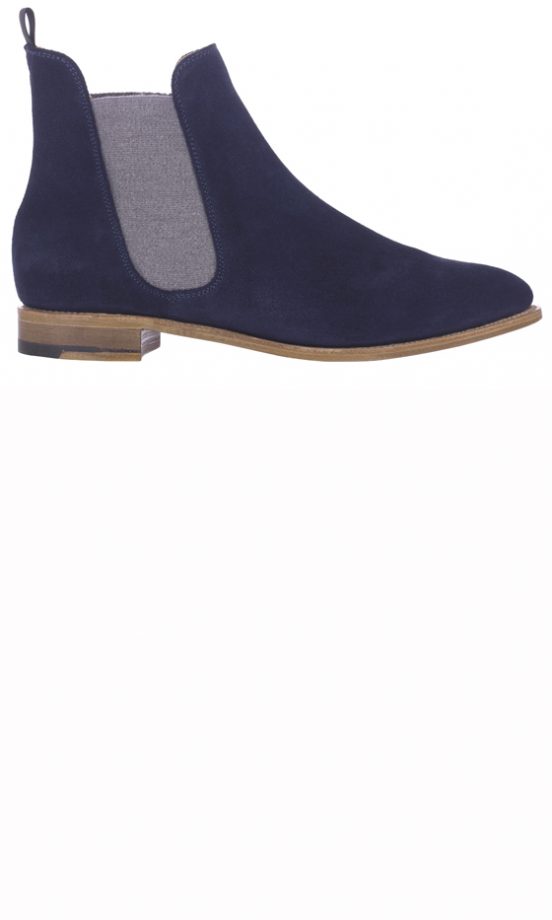 Marks & Spencer Best Of British Collection Preview: Navy Suede Chelsea Boots, £185