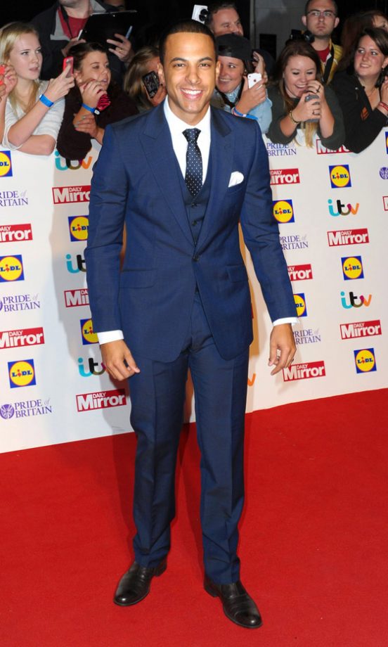 Marvin Humes At The Pride Of Britain Awards, 2013