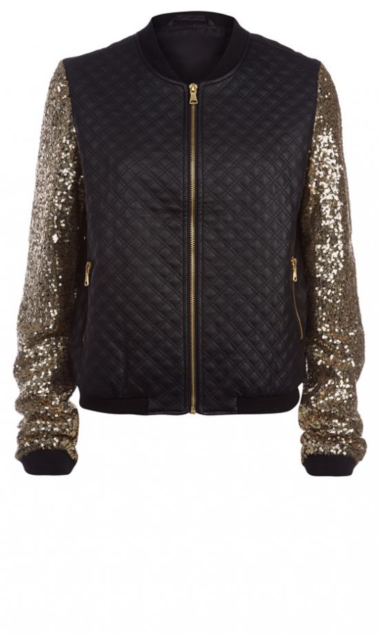 Primark AW13 Collection: Sequin Sleeve Bomber Jacket, £25