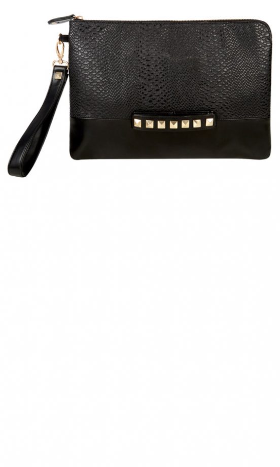 Primark AW13 Collection: Black Studded Clutch