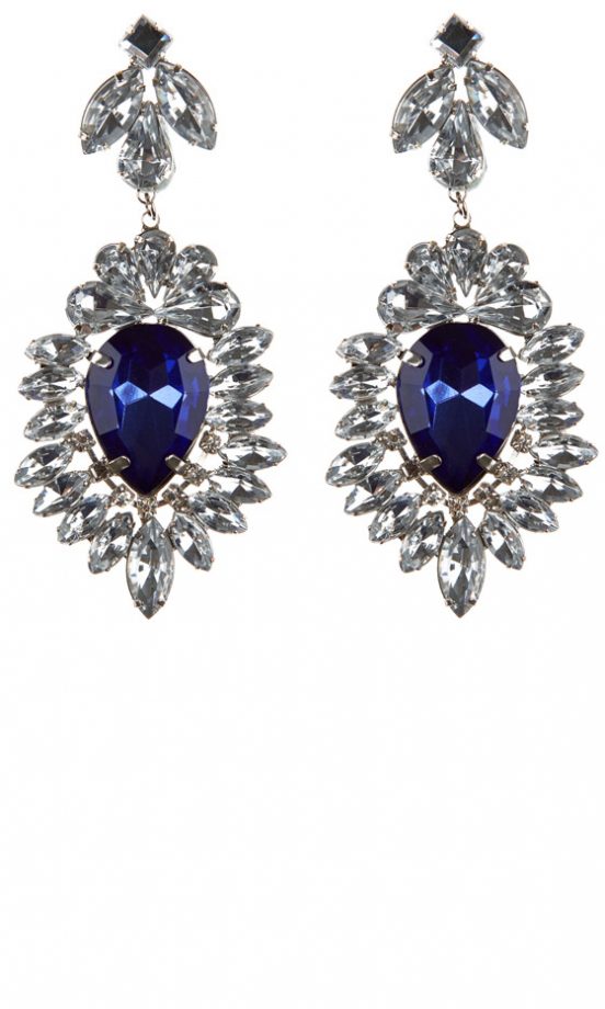 Primark AW13 Collection: Blue Jewel Earrings