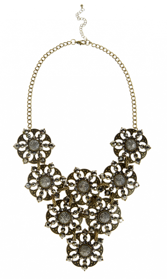 Primark AW13 Collection: Floral Disc Necklace, £8