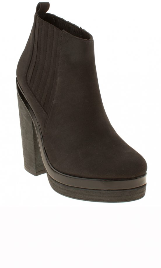 Schuh AW13 Collection: Black Heeled Chelsea Boots