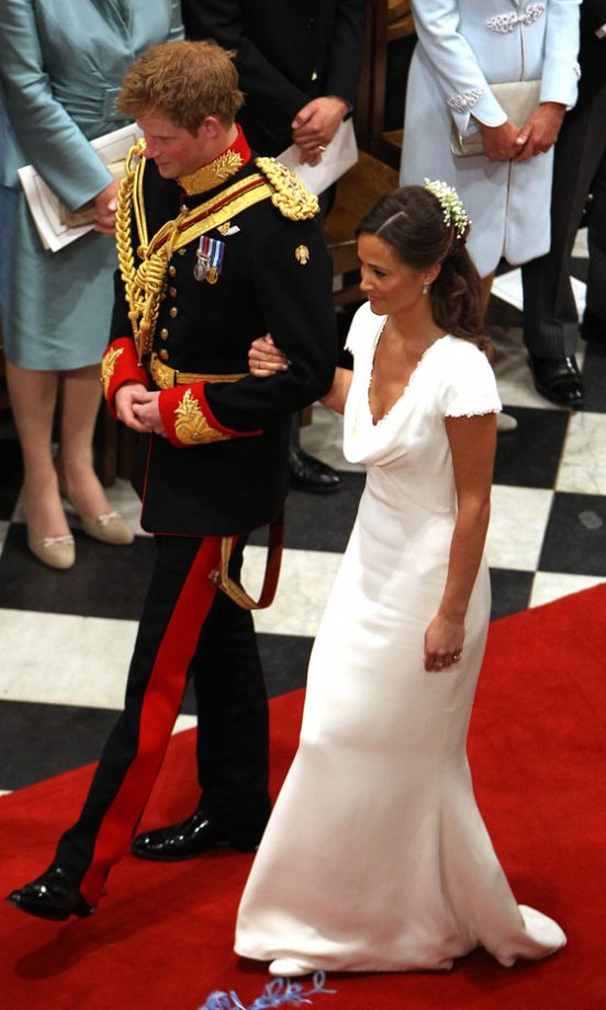 Prince Harry And Pippa Middleton Walked Down The Aisle At Westminster Abbey Following Kate Middleton And Prince William, 2011