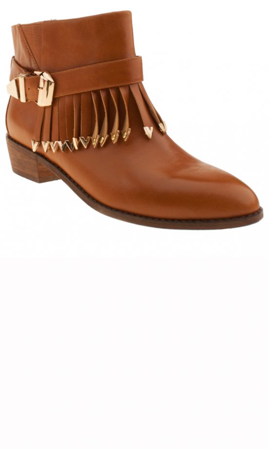 Schuh AW13 Collection: Tan Fringed Boots, £75