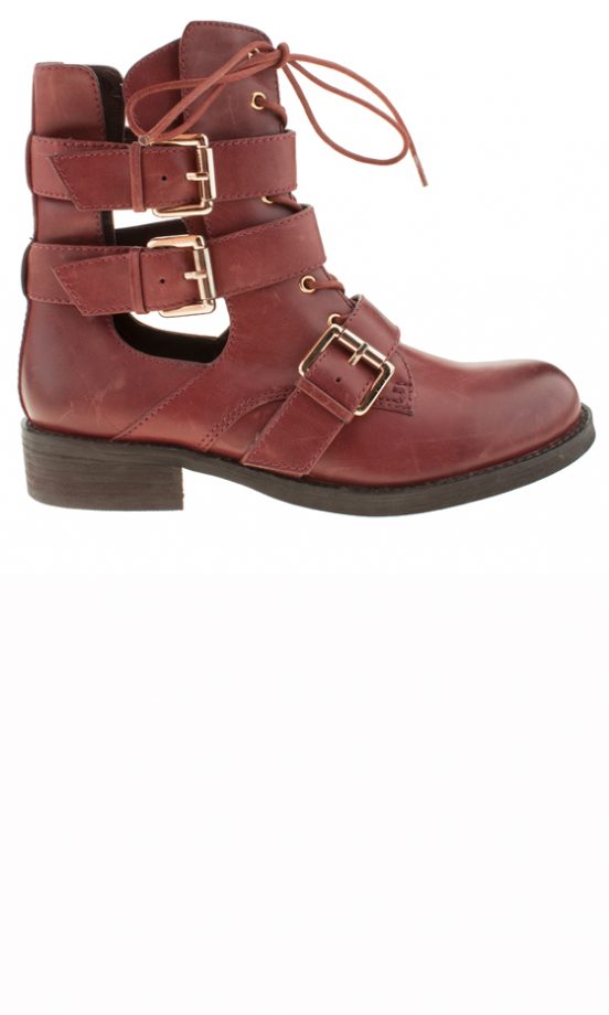Schuh AW13 Collection: Red Cut-Out Boots, £78