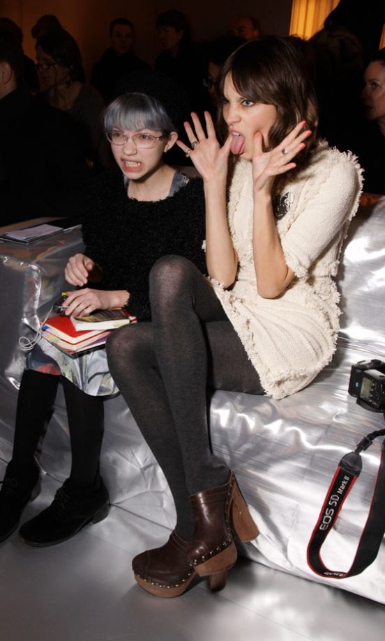 Alexa Chung And The Famous Style Guru Tavi, 2010