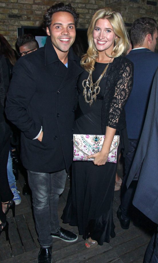 Andy Jordan And Cheska Hull At The Big Smoke's Launch Party In London, 2013