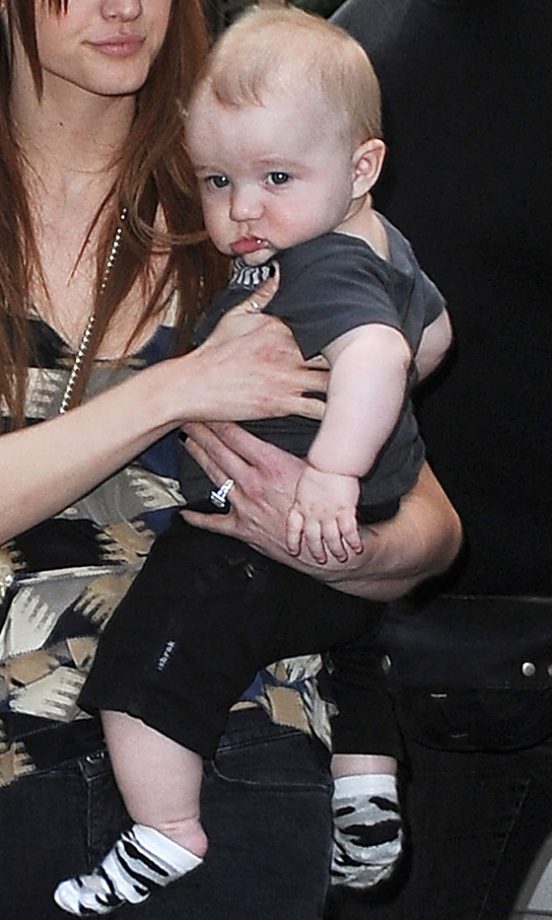 Bronx Mowgli Wentz: Ashlee Simpson And Pete Wentz's Little Bundle Of Joy Has Got His Pudgy Pout Perfected, 2009