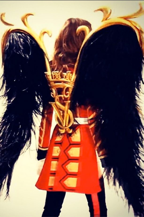 Behati Prinsloo Tweets A Snap Of Those Infamous Angel Wings