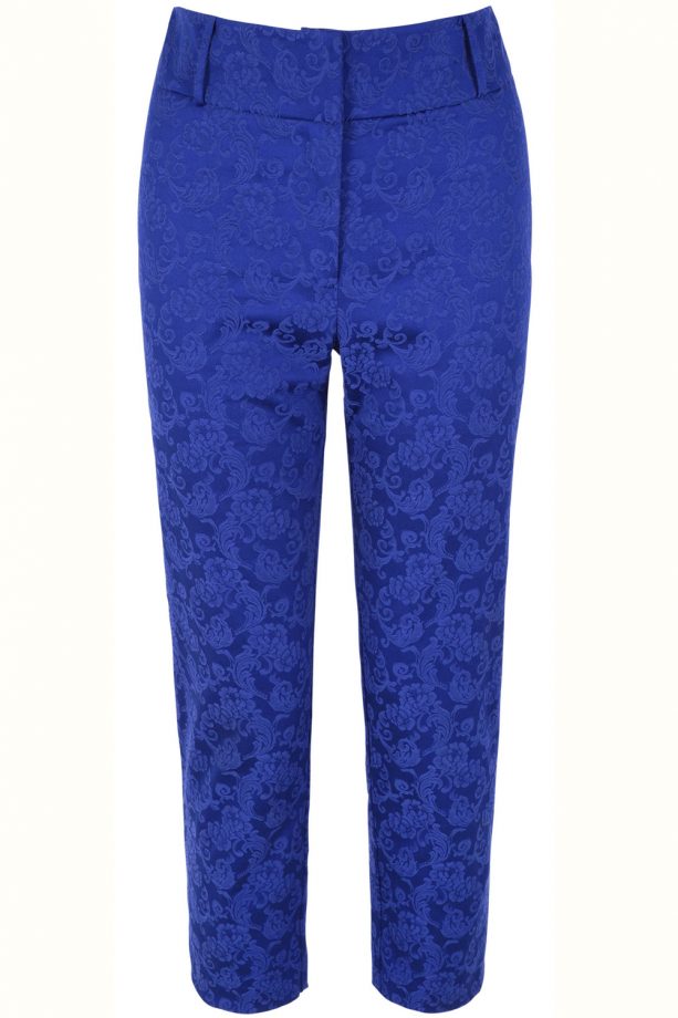 Very Definitions Blue Jacquard Trousers, £29