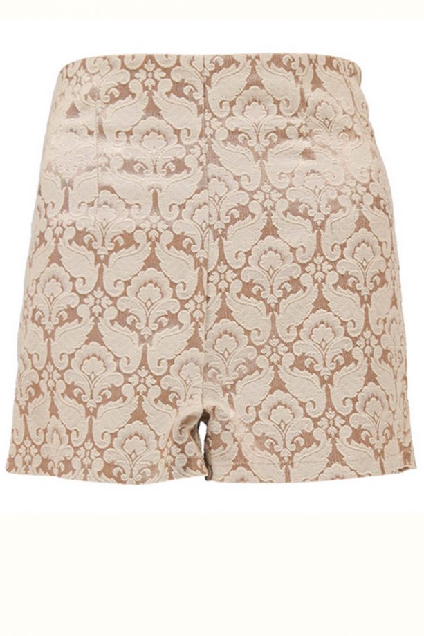 Boohoo Mercia Jacquard High Waisted Shorts, £18