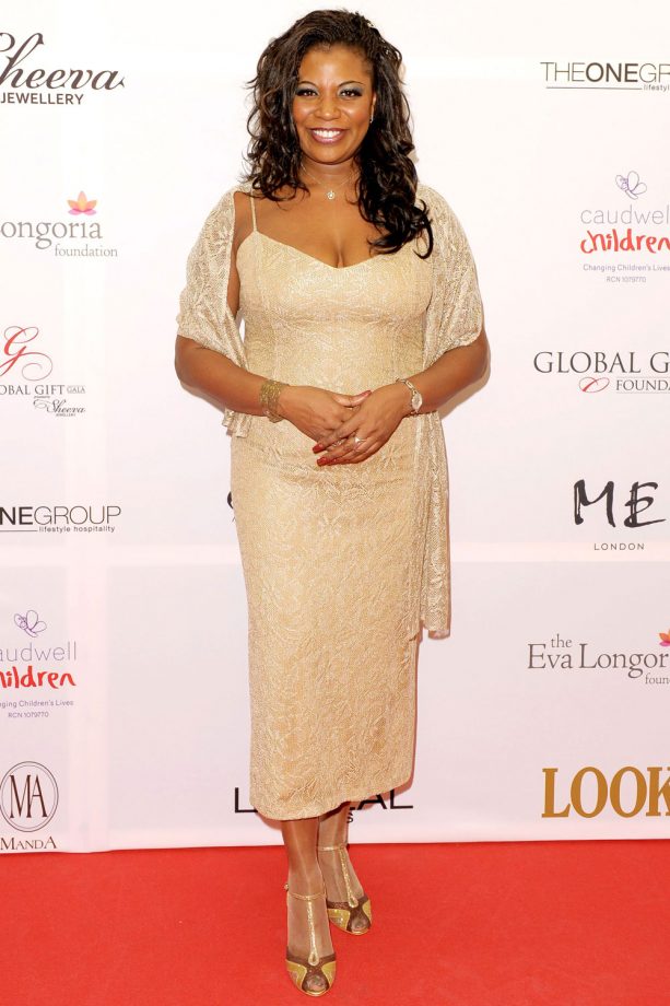 Brenda Jackson Flashes Her Friendly Grin At The Global Gift Gala In London, 2013