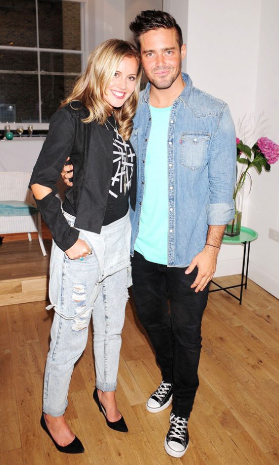 Caggie Dunlop And Spencer Matthews At Iswais' Pop Up Shop Launch In London, 2013