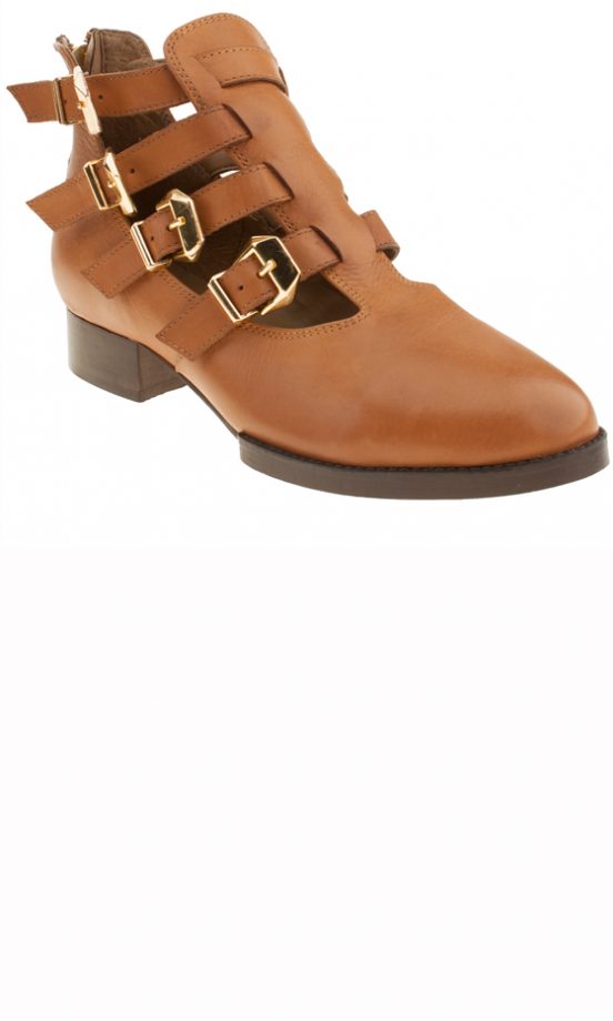 Schuh AW13 Collection: Wowzer Tan Ankle Boots