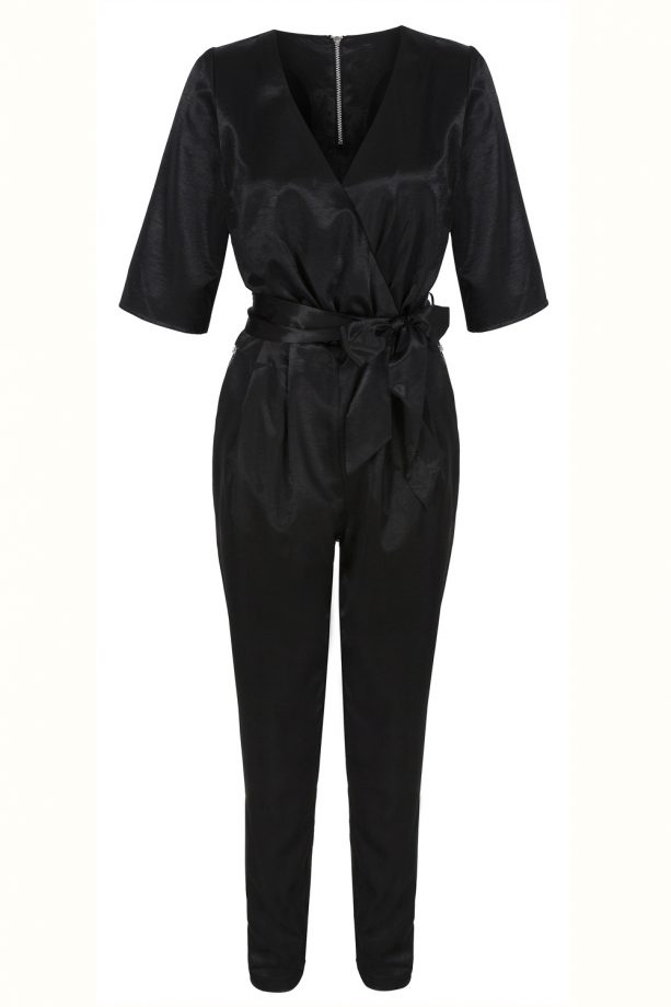 Very Definitions Black Satin Jumpsuit, £59