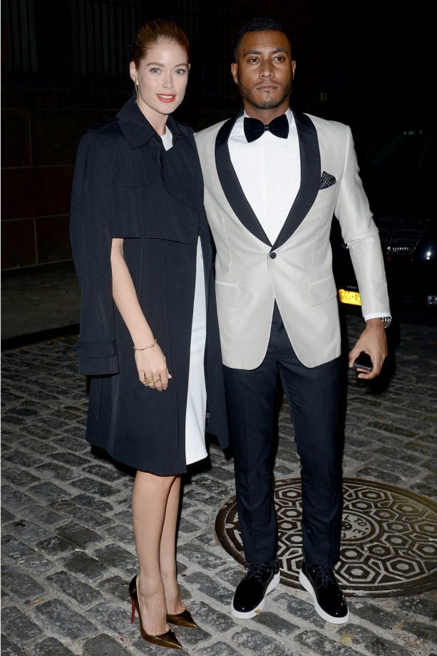 Doutzen Kroes and Sunnery James At The CFDA Fashion Fund Awards, 2013