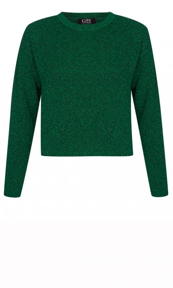 G21 Talent Metallic Crop Jumper, £16