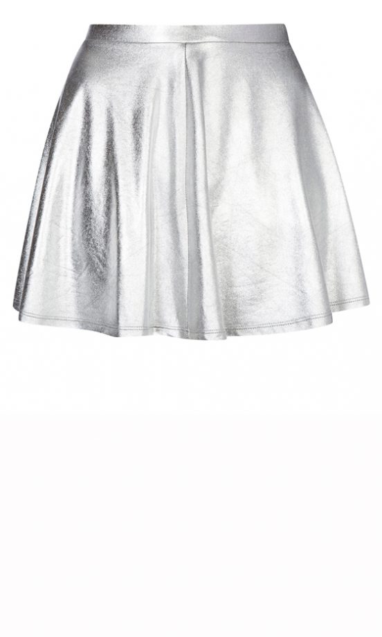 G21 Talent Metallic Skater Skirt, £14