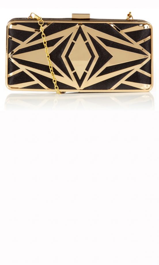 New Look Party Collection: Gold Box Clutch, £19.99