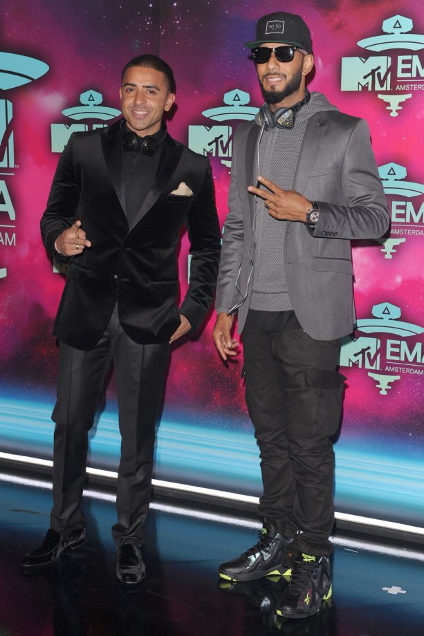 Jay Sean And Swizz Beatz Suit Up At The 20th MTV Europe Music Awards In Amsterdam, 2013