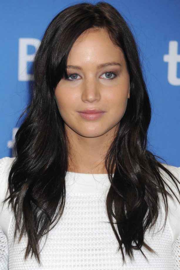 Jennifer Lawrence Wears A Darker Hairstyle For The Toronto Film Festival, 2012
