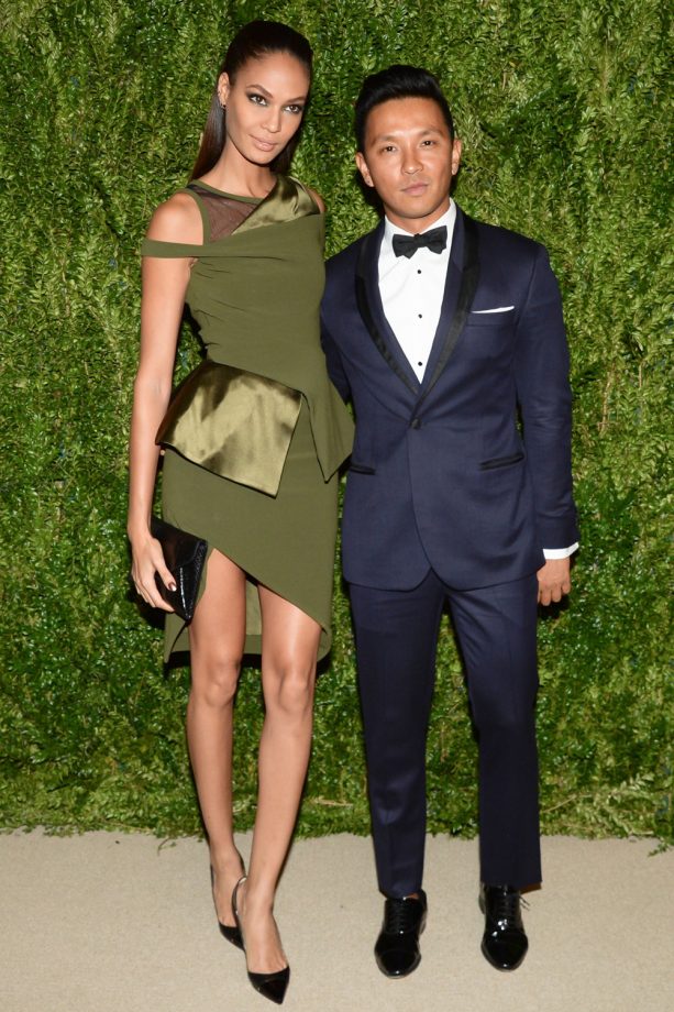Joan Smalls And Prabal Gurung At The CFDA Fashion Fund Awards, 2013