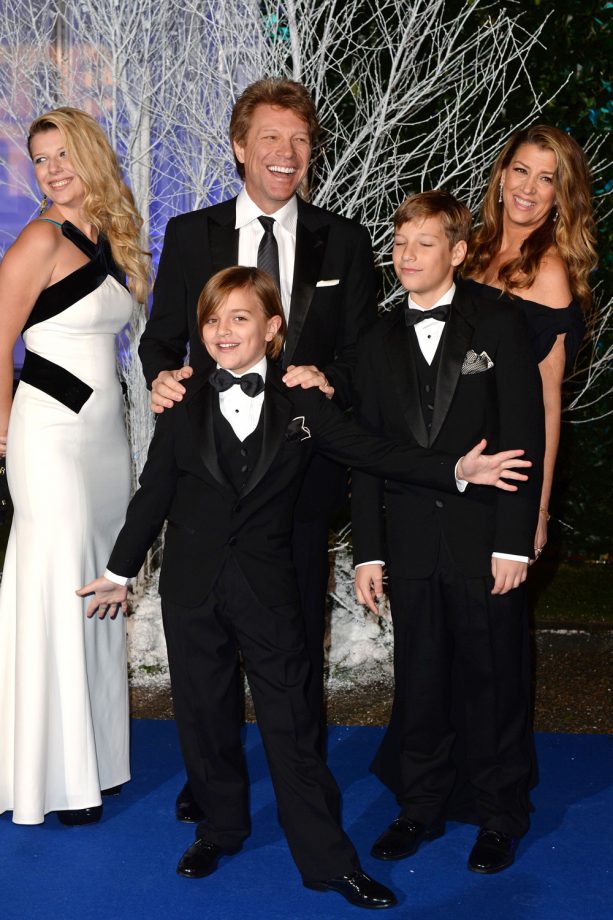 John Bon Jovi And Family At The Winter Whites Gala