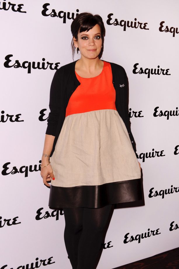 Lily Allen Colour-Blocking At An Esquire Launch, May 2011