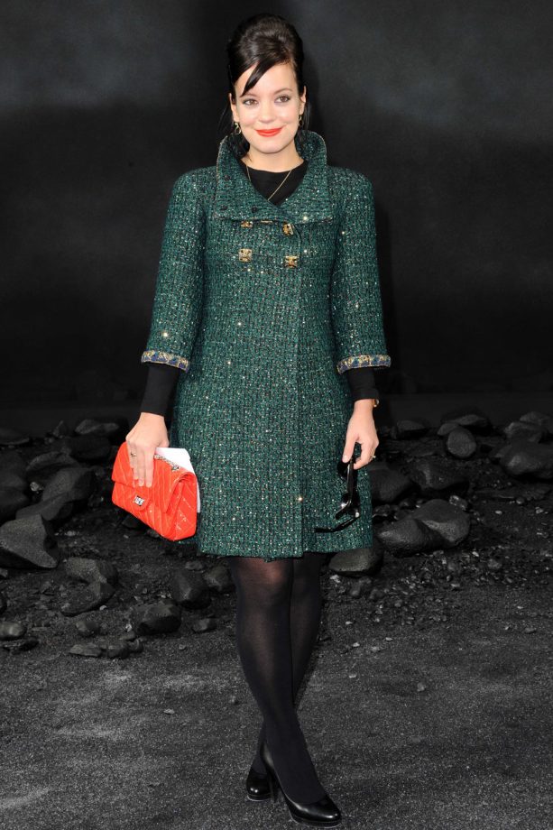 Lily Allen At Paris Fashion Week, March 2011